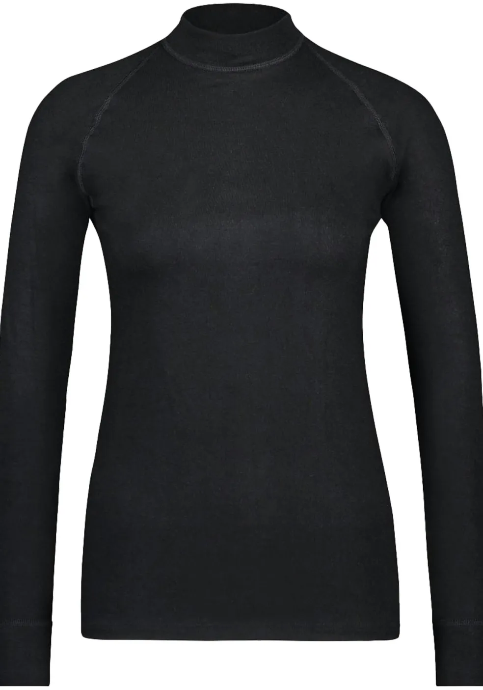 RJ Bodywear Thermo dames shirt lange mouw (1-pack), zwart