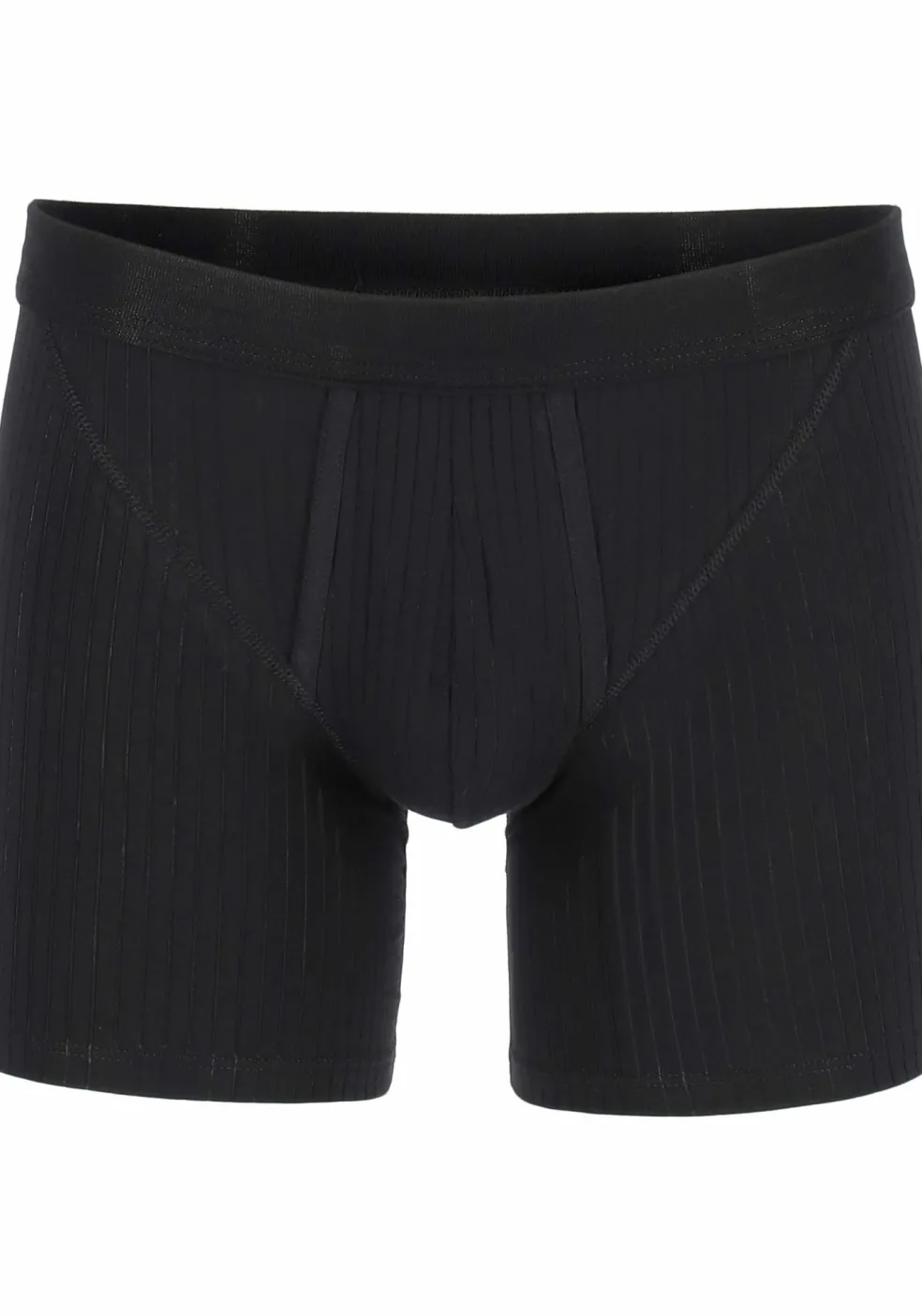 SCHIESSER Authentic shorts (2-pack), met gulp, zwart