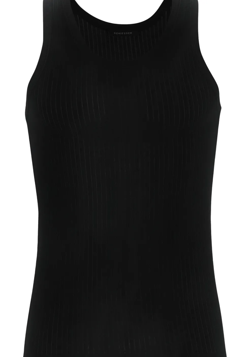 SCHIESSER Authentic singlets (2-pack), zwart