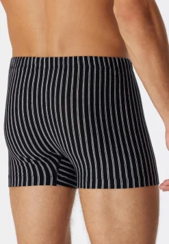 SCHIESSER 95/5 boxer (1-pack), heren short biologisch katoen gestreept meerkleurig