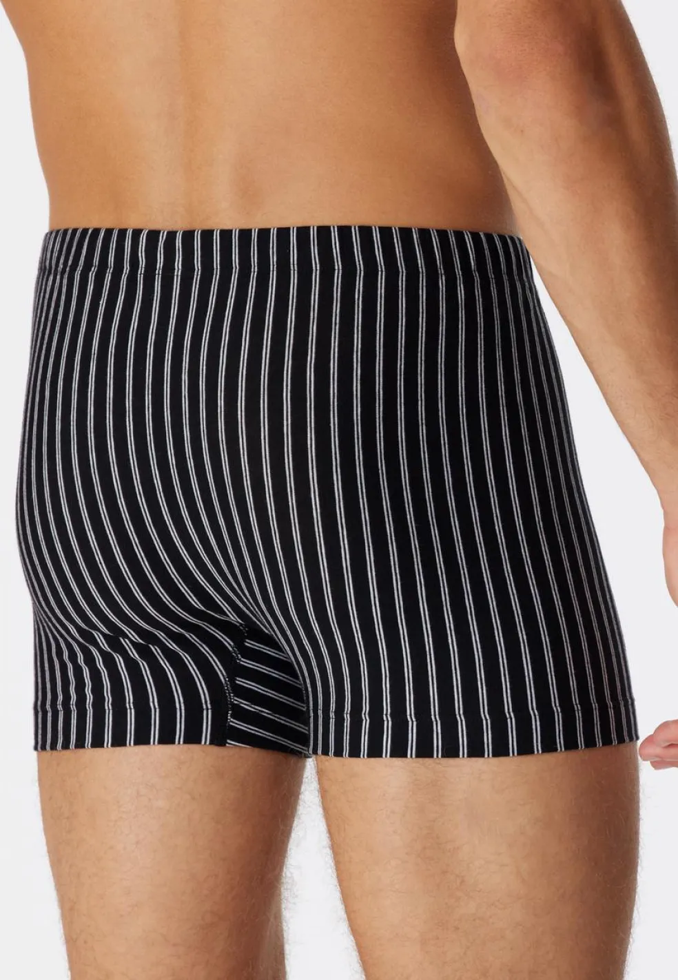 SCHIESSER 95/5 boxer (1-pack), heren short biologisch katoen gestreept meerkleurig