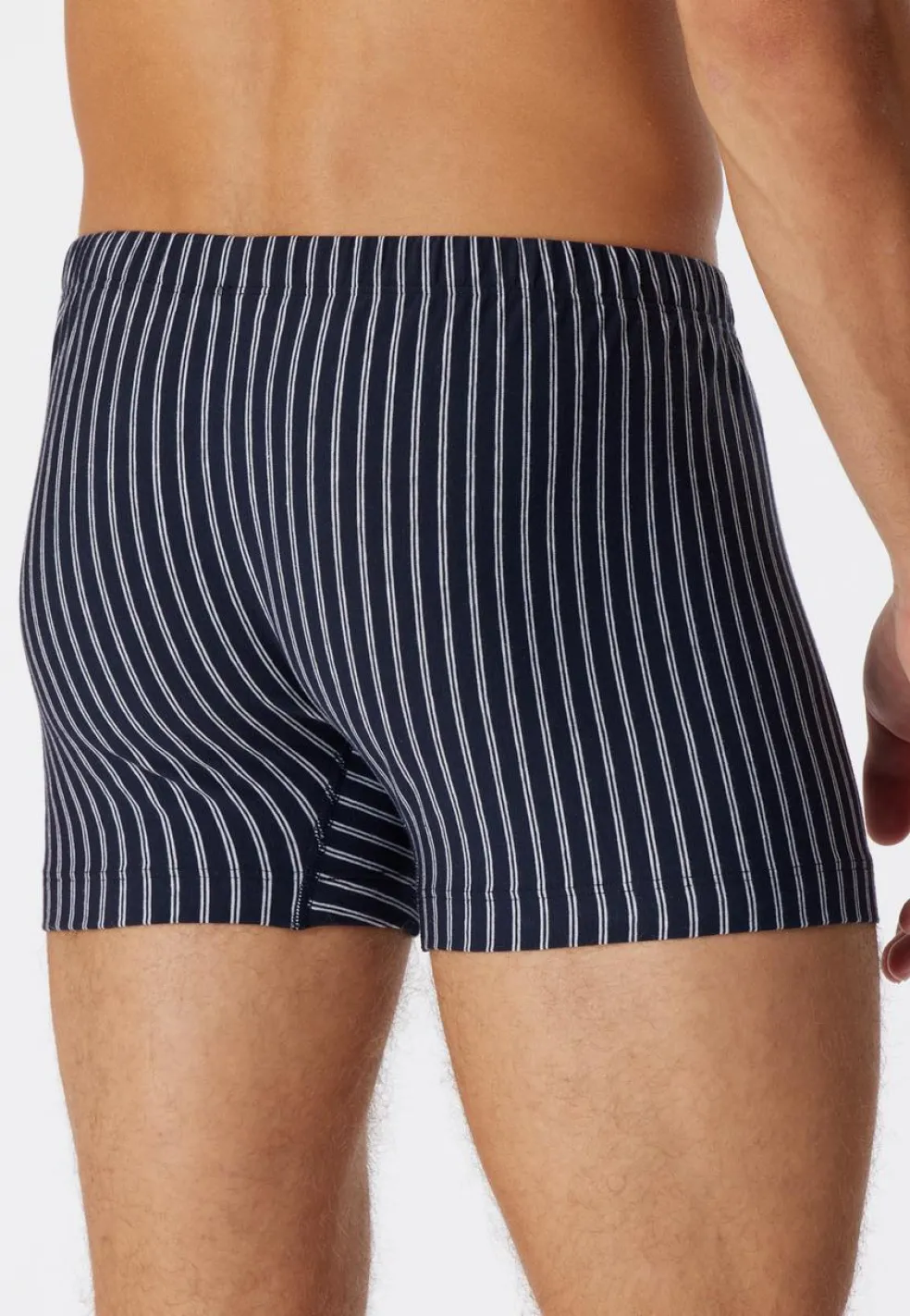 SCHIESSER 95/5 boxer (1-pack), heren short biologisch katoen gestreept meerkleurig