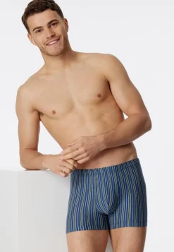 SCHIESSER 95/5 boxer (1-pack), heren short biologisch katoen strepen admiraal