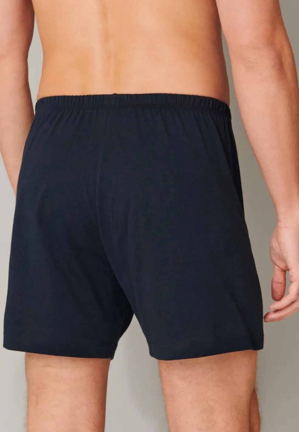 SCHIESSER Boxershorts Multipack boxer (2-pack), heren boxershorts jersey zwart/donkerblauw