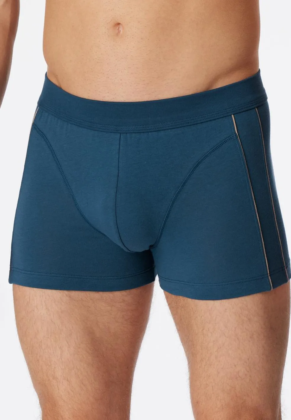 SCHIESSER Comfort Fit boxer (1-pack), heren short organisch katoen bies admiraal