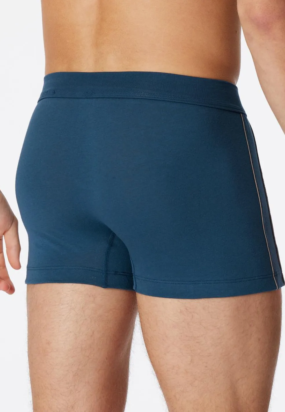 SCHIESSER Comfort Fit boxer (1-pack), heren short organisch katoen bies admiraal
