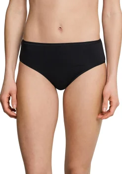 SCHIESSER Cotton Essentials dames slips (3-pack), zwart