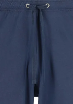 SCHIESSER heren pyjama, V-hals, blauw met wit gestreept