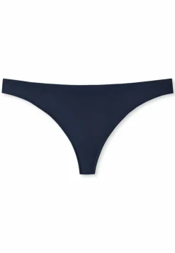 SCHIESSER Invisible Lace (1-pack), dames string microvezel kant nachtblauw
