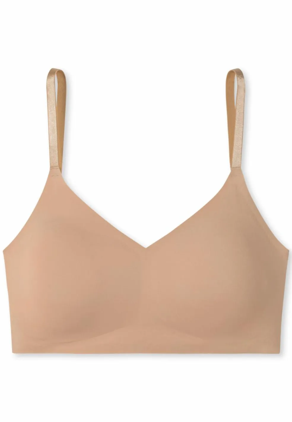 SCHIESSER Invisible Soft bralette (1-pack), dames bustier microvezel verwijderbare pads esdoorn