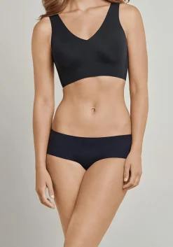 SCHIESSER Invisible Soft dames bralette, met uitneembare cups, zwart