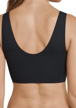 SCHIESSER Invisible Soft dames bralette, met uitneembare cups, zwart