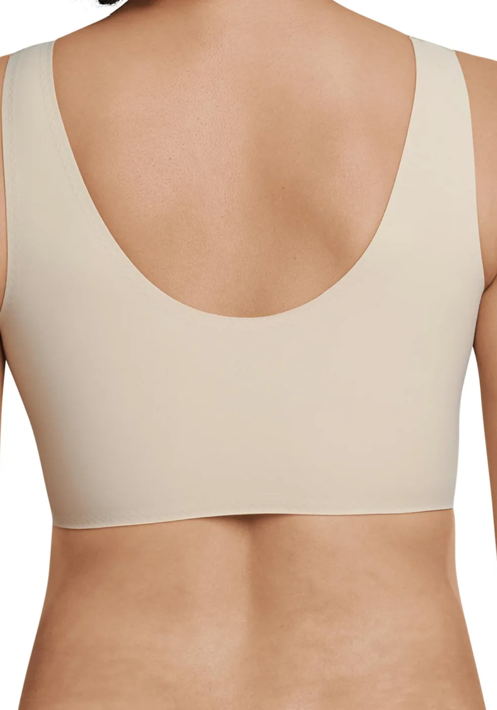 SCHIESSER Invisible Soft dames bralette, met uitneembare cups, huidskleur
