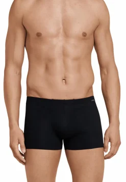 SCHIESSER Laser Cut boxer (1-pack), heren short interlock naadloos zwart
