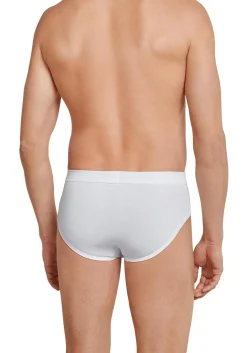 SCHIESSER Long Life Cotton midi-slip (1-pack), met gulp, wit