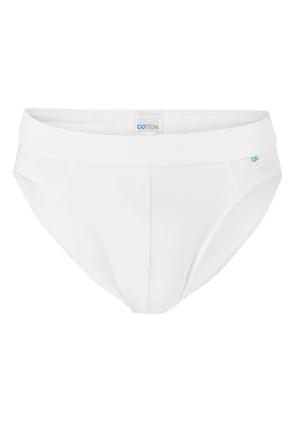 SCHIESSER Long Life Cotton rioslip (1-pack), wit