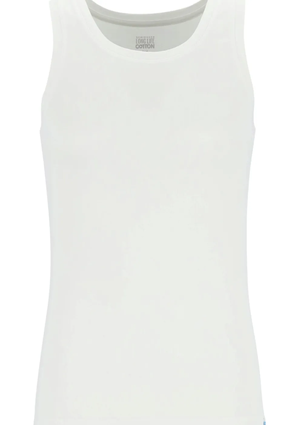 SCHIESSER Long Life Cotton singlet (1-pack), wit