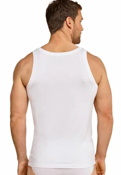 SCHIESSER Long Life Soft singlet (1-pack), heren shirt wit