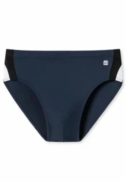 SCHIESSER Nautical Active heren badkleding, supermini-zwembroek tricot gerecycled stroken admiraal