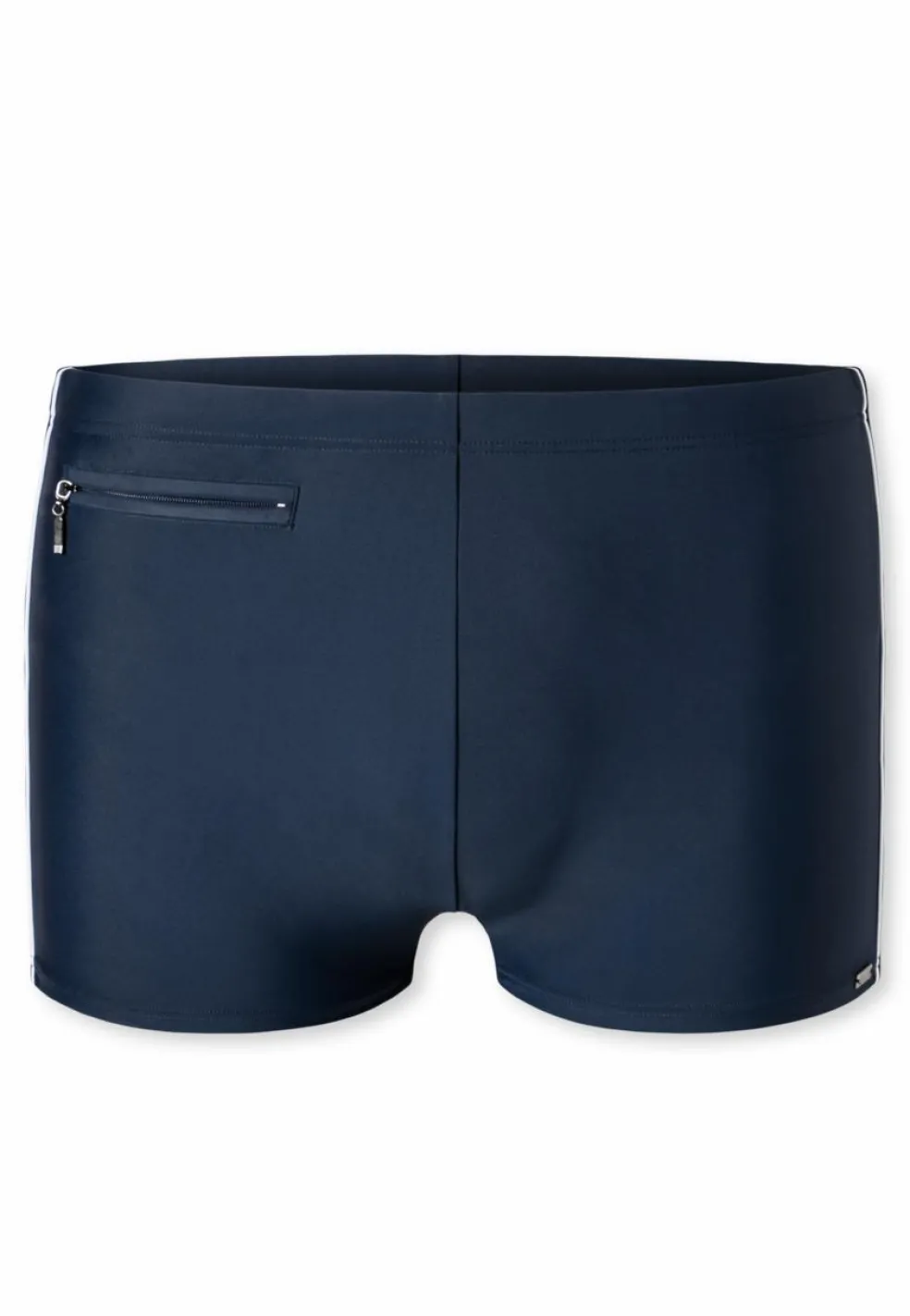 SCHIESSER Nautical Casual heren badkleding, retro zwemshort met ritszak tricot gerecycled, donkerblauw