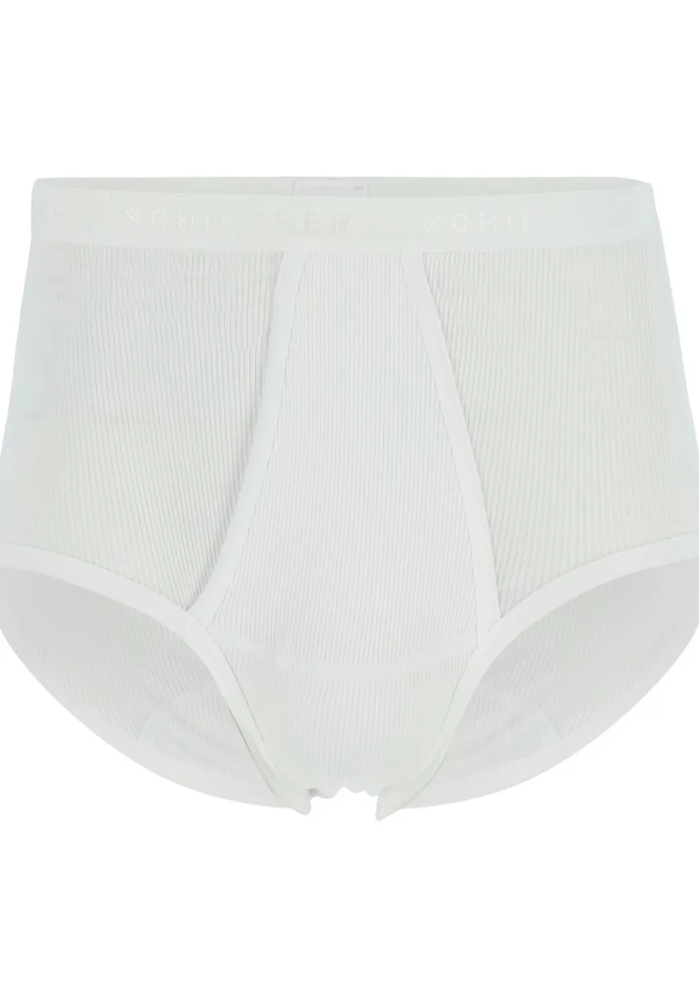 SCHIESSER Original Classics hoge slip (1-pack), Doppelripp met gulp, wit