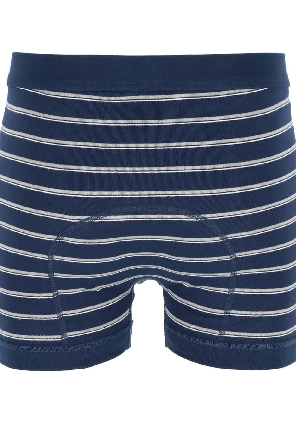 SCHIESSER Original Classics shorts (2-pack), Feinripp met gulp, blauw gestreept