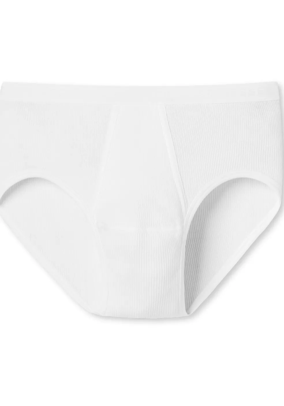 SCHIESSER Original Classics sportslip (1-pack), Doppelripp met gulp, wit