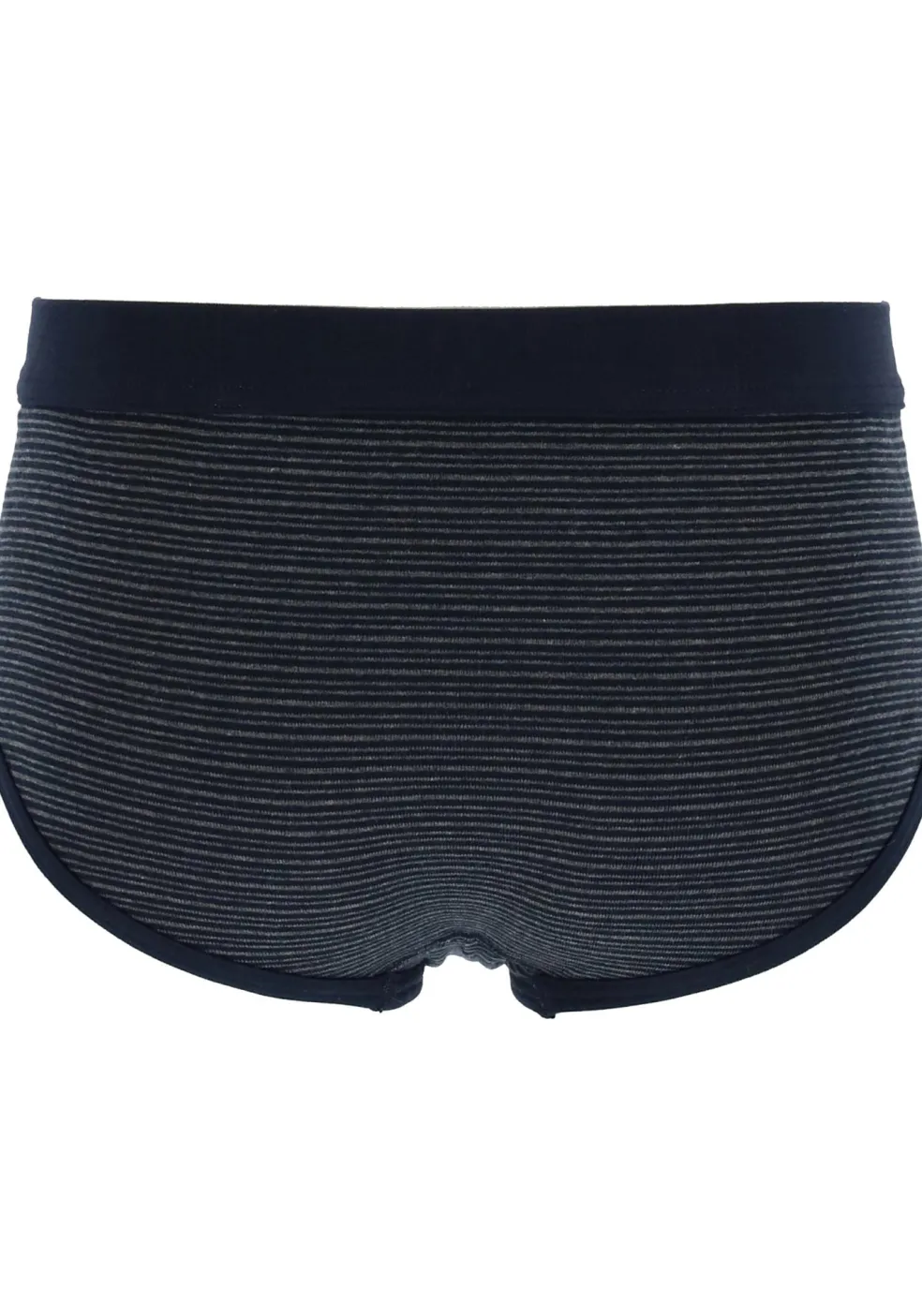 SCHIESSER Original Classics sportslips (2-pack), Feinripp met gulp, donkerblauw gestreept