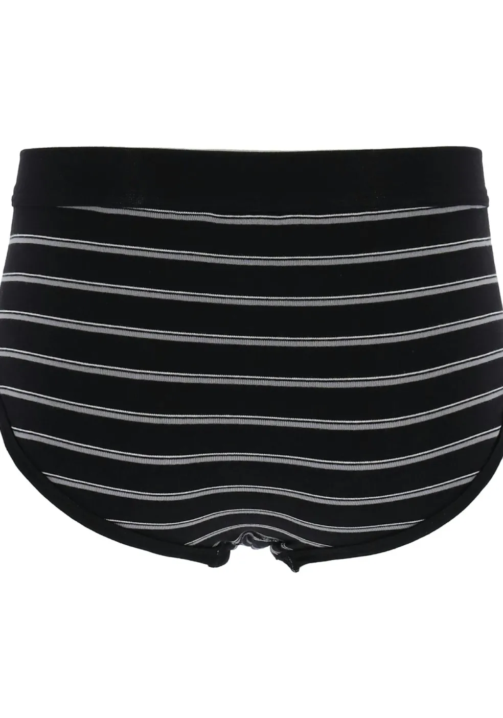 SCHIESSER Original Classics sportslips (2-pack), Feinripp met gulp, zwart gestreept