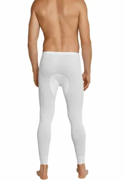 SCHIESSER Original Doppelripp lange onderbroek (1-pack), heren onderbroek lang met opening wit
