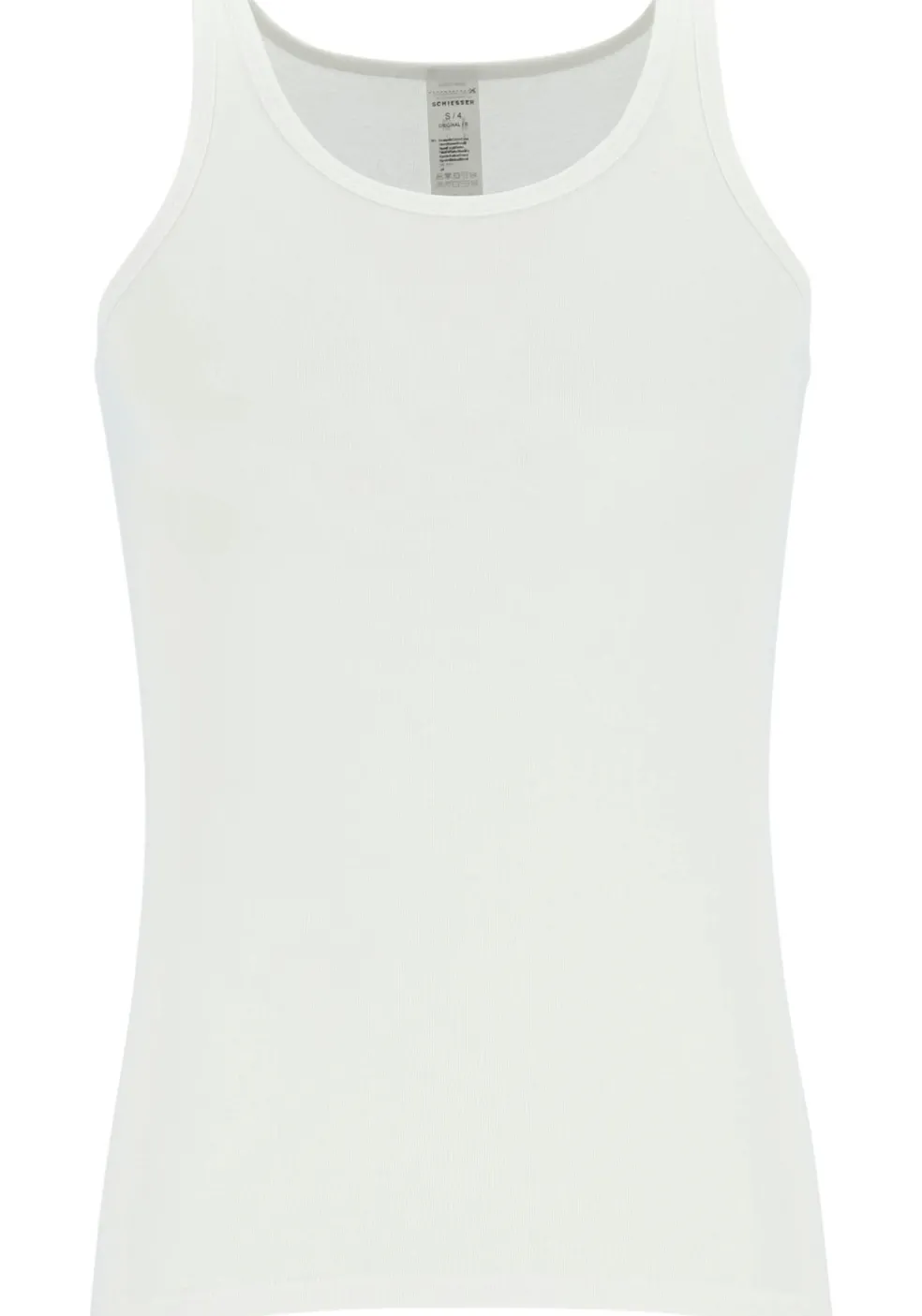 SCHIESSER Original Feinripp singlet (1-pack), wit