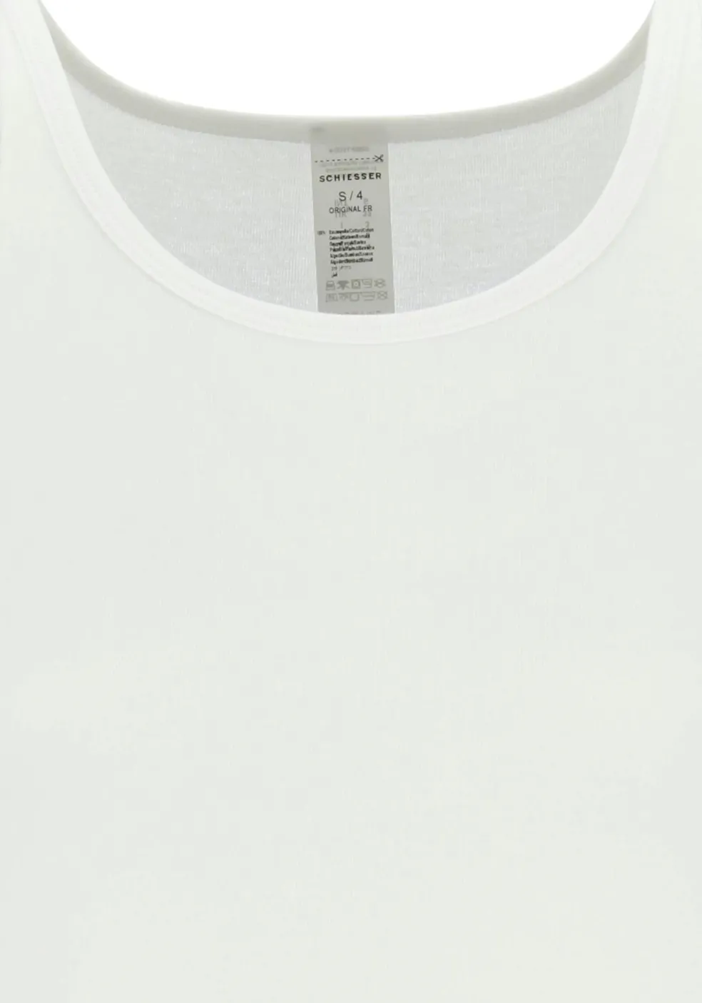 SCHIESSER Original Feinripp singlet (1-pack), wit
