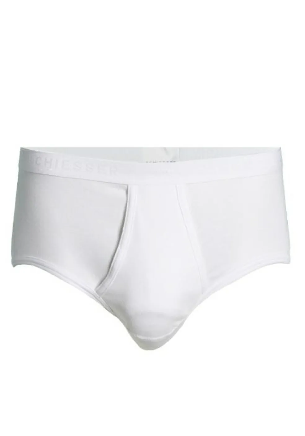 SCHIESSER Original Feinripp sportslip (1-pack), met gulp, wit