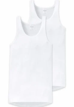 SCHIESSER Original Feinripp singlets (2-pack), wit