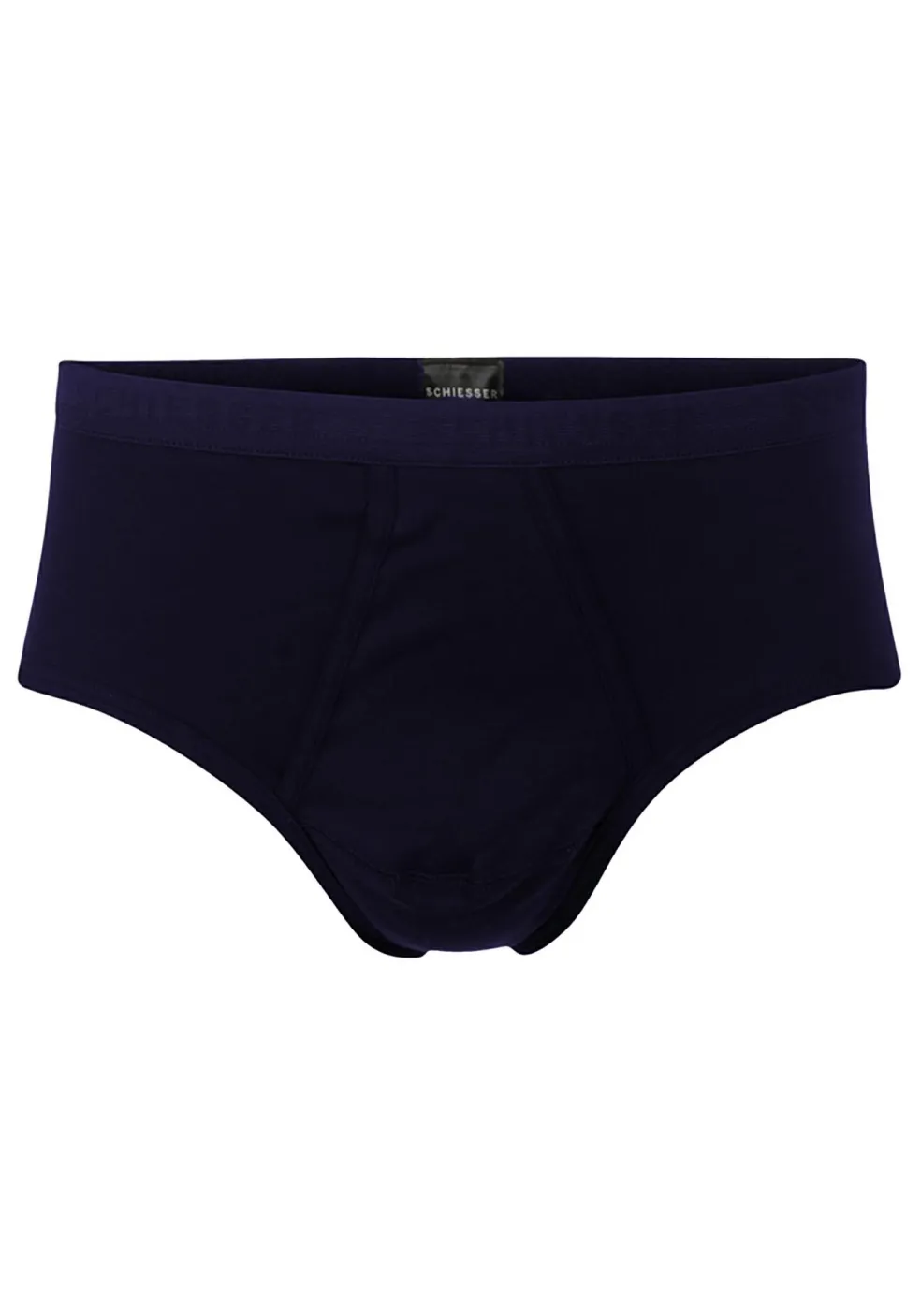 SCHIESSER Original Feinripp sportslip (1-pack), met gulp, blauw