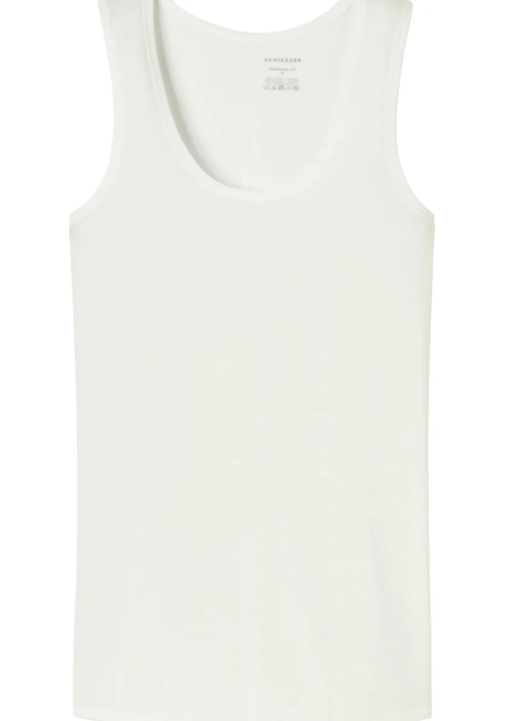 SCHIESSER Personal Fit singlet (1-pack), dames tank top natuurlijk wit