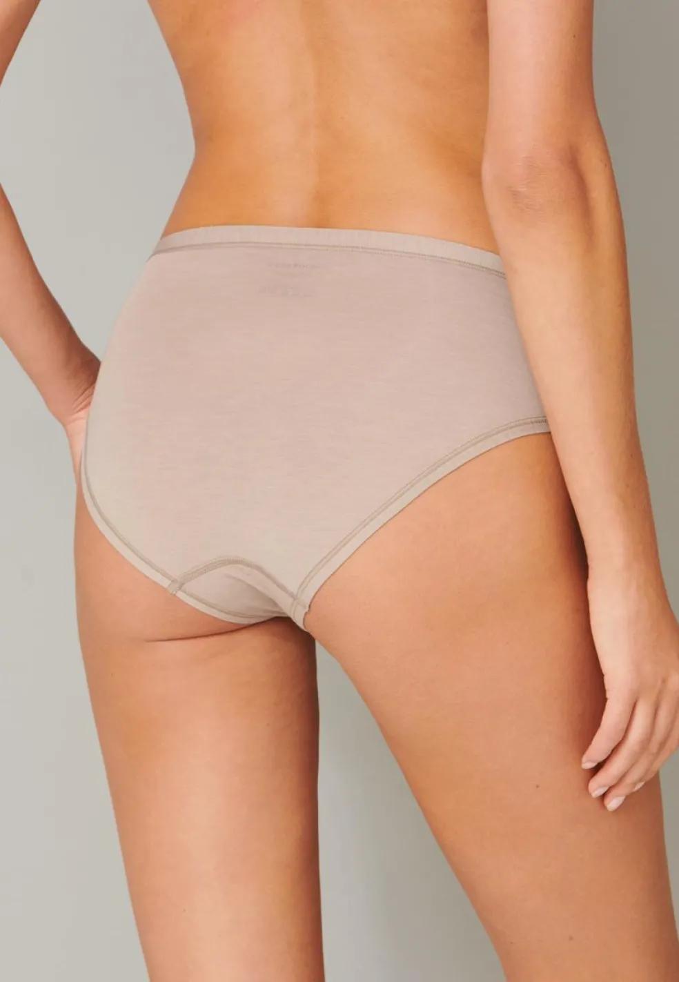 SCHIESSER Personal Fit slip (1-pack), dames bruine midi-slip