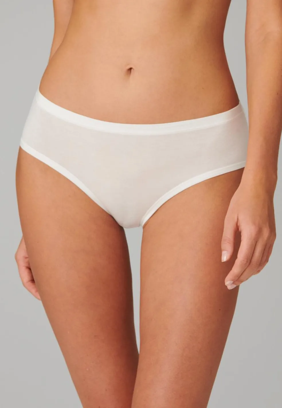 SCHIESSER Personal Fit slip (1-pack), dames midi-slip in gebroken wit
