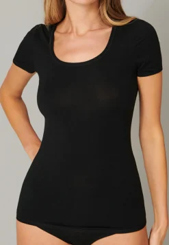 SCHIESSER Personal Fit T-shirt (1-pack), dames shirt korte mouwen zwart