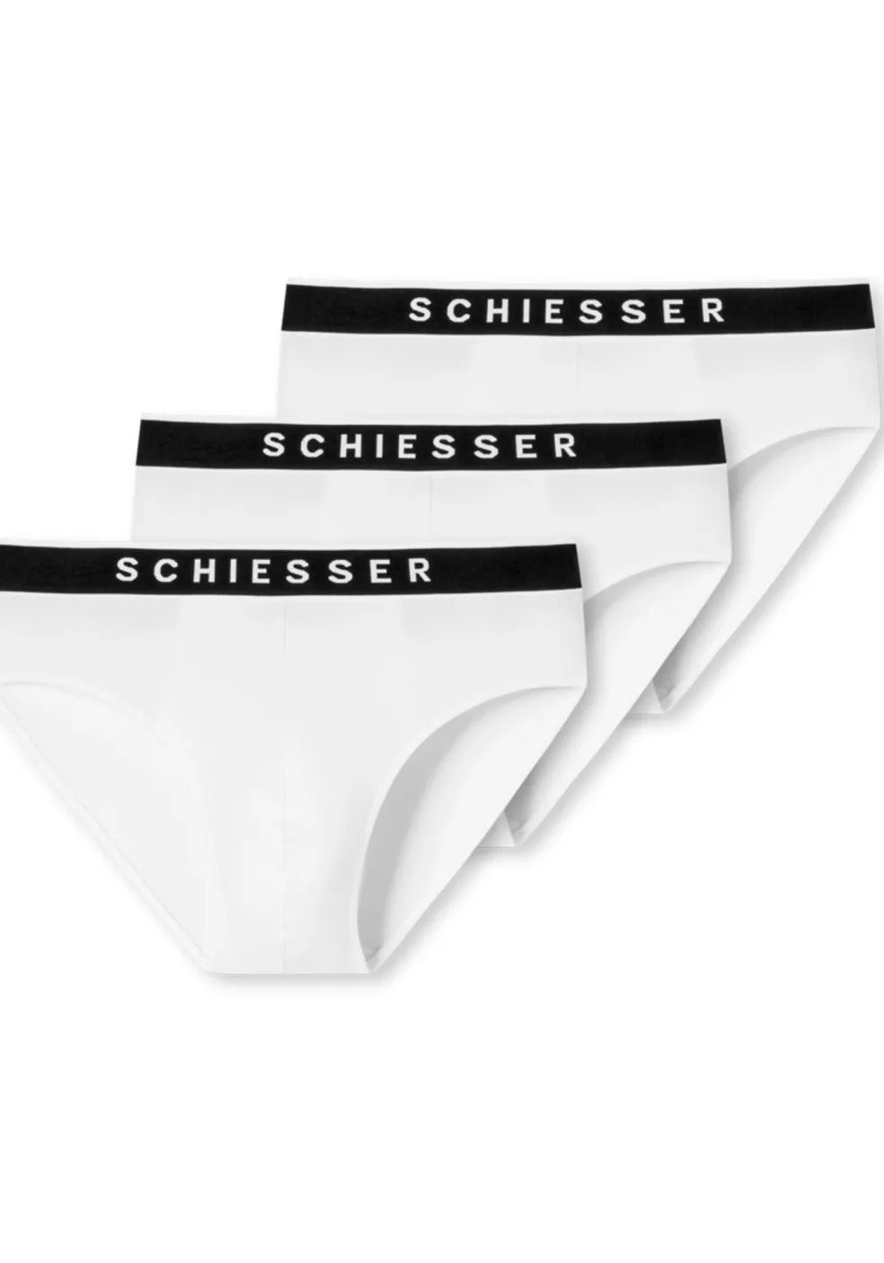 SCHIESSER 95/5 rio slips (3-pack), wit