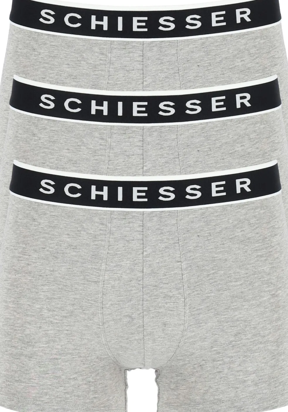 SCHIESSER 95/5 shorts (3-pack), grijs