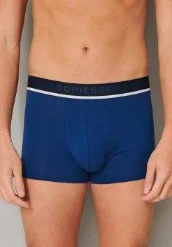 SCHIESSER 95/5 shorts (3-pack), zwart, blauw en donkerblauw