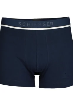 SCHIESSER 95/5 shorts (3-pack), zwart, blauw en donkerblauw