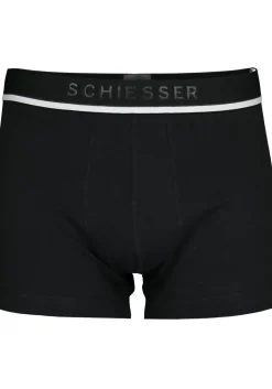 SCHIESSER 95/5 shorts (3-pack), zwart, blauw en donkerblauw