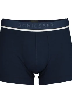 SCHIESSER 95/5 shorts (3-pack), zwart, blauw en grijs