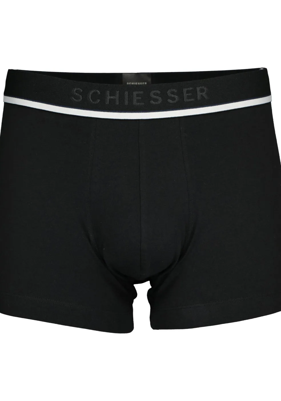 SCHIESSER 95/5 shorts (3-pack), zwart, blauw en grijs