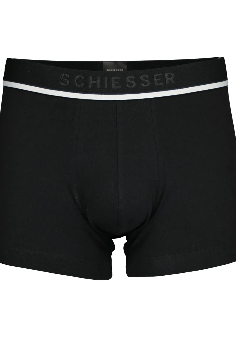 SCHIESSER 95/5 shorts (3-pack), zwart, zwart en grijs