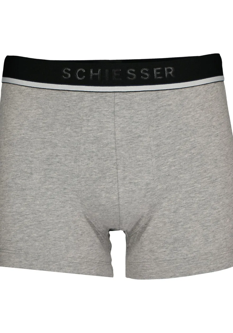 SCHIESSER 95/5 shorts (3-pack), zwart, zwart en grijs