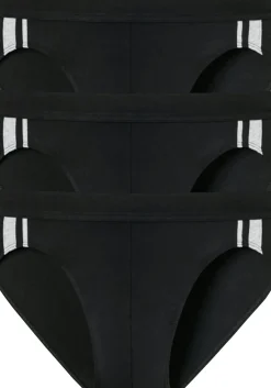 SCHIESSER 95/5 Stretch rio slips (3-pack), zwart