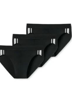 SCHIESSER 95/5 Stretch rio slips (3-pack), zwart